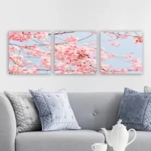 P122518 Multicolor Decorative Canvas Painting (3 Pieces)