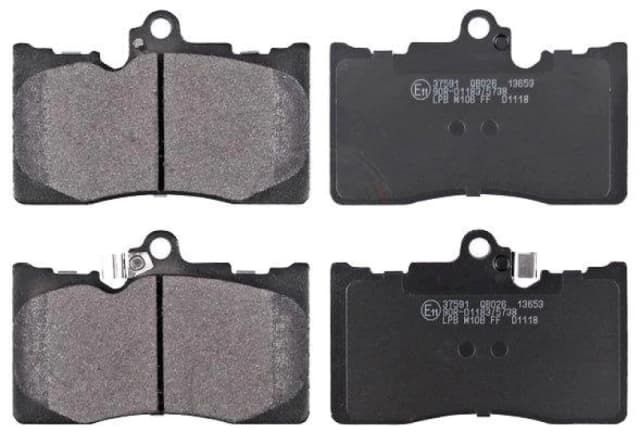 A.B.S. 37591 Brake pad set with acoustic wear warning Brake Pad Set,disc brake (402)