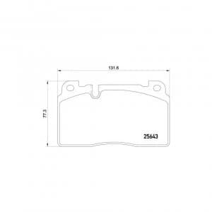 Front Brake Pad Set BREMBO P 85 122