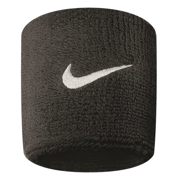 Nike Swoosh Wristband 2 Pack Black/White unisex One Size