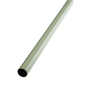 Wickes Interior Wardrobe Rail - 25mm x 1.8m Brushed Nickel