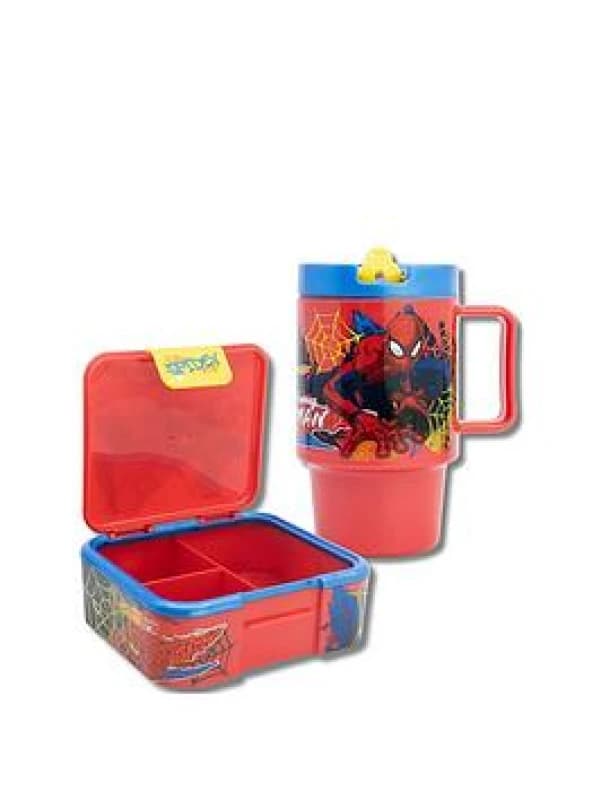 Spiderman Packed Lunch Set, Multi 83537 / 83556