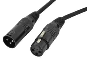 3 Pin XLR To XLR DMX Lead 0.5M