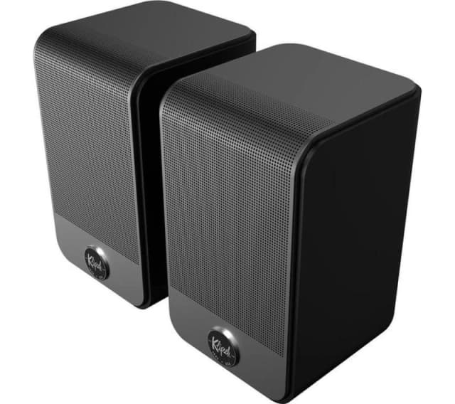 KLIPSCH Flexus Surr 100 Wireless Speakers - Ebony Vinyl, Black 743878066494