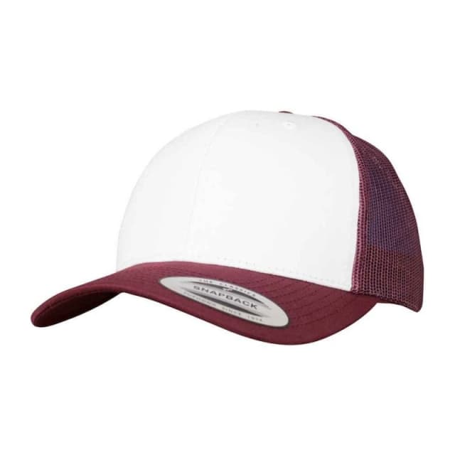Flexfit Womens Retro Trucker Cap in Maroon Maroon Female One Size