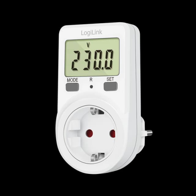 LogiLink Energy Cost Meter. 1.5" LCD display. single tariff