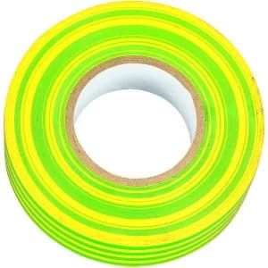Wickes Electrical Insulation Tape 20m Green and Yellow Pack of 10