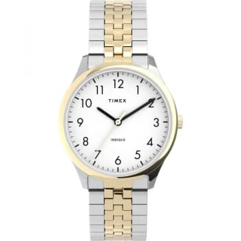 Timex White And Two Tone 'Easy Reader' Watch - TW2U40400