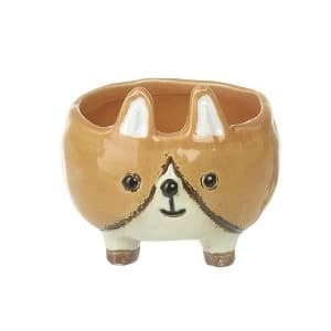 Ceramic Fox Planter With Feet 11cm