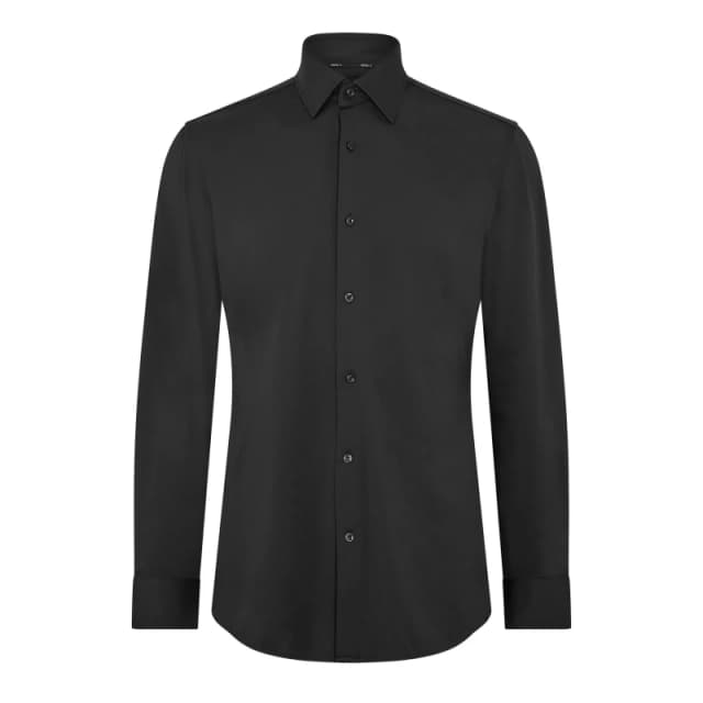 Boss Mens P Hank Kent Long Sleeve Oxford Shirt Black male M
