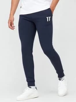 11 Degrees Core Regular Fit Joggers - Navy