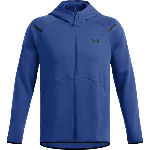 Under Armour Mens Unstoppable Fleece Full-Zip Hoodie Blue male S