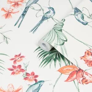 Graham & Brown Julien Macdonald Utopia Pearl Wallpaper Paper