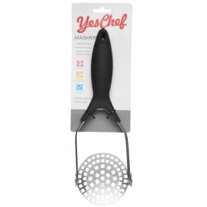 Yes Chef Steel Masher - Black
