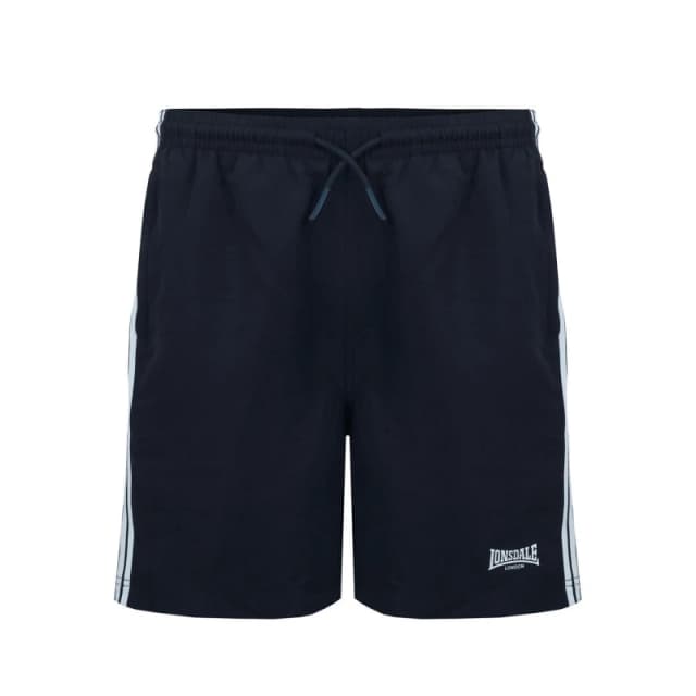Lonsdale Stripe Woven Shorts Mens - Black S