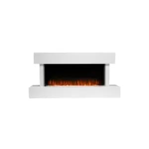 Devola Ewell 2kW Electric Fireplace Suite - DVWF203W