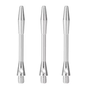 Unicorn 15 Pack Aluminium Dart Shafts - Silver