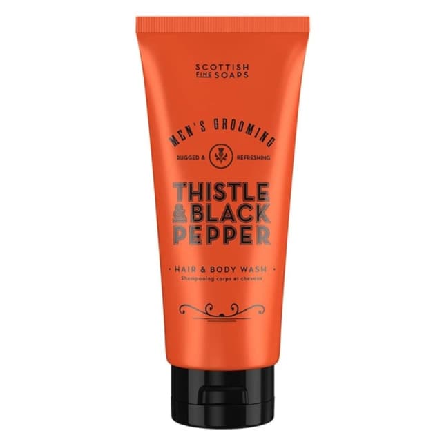 Scottish Fine Soaps Scottish Fine Soaps Thistle & Black Pepper Wash in Clear Clear One Size Unisex 5016365100571