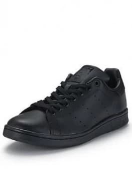 adidas Originals Stan Smith Mens Trainers, Black, Size 10, Men