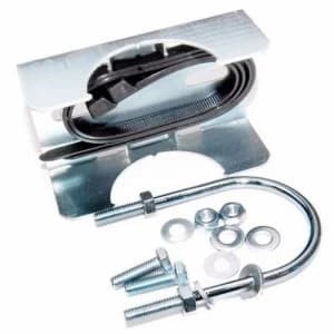 KR Pole Single or Twin Flood Light Mount Bracket With U-Bolt