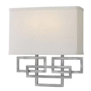 2 Light Indoor Wall Light Nickel, E14
