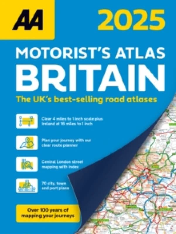 Motorists Atlas Britain 2025 SP. Book Books