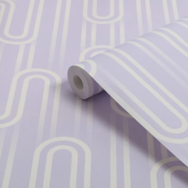 Ups n Downs Wallpaper Purple