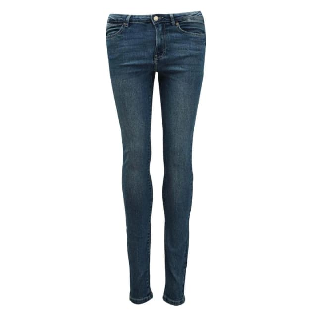 Vero Moda June Mid Rise Skinny Jeans - Blue Blue ONE SIZE