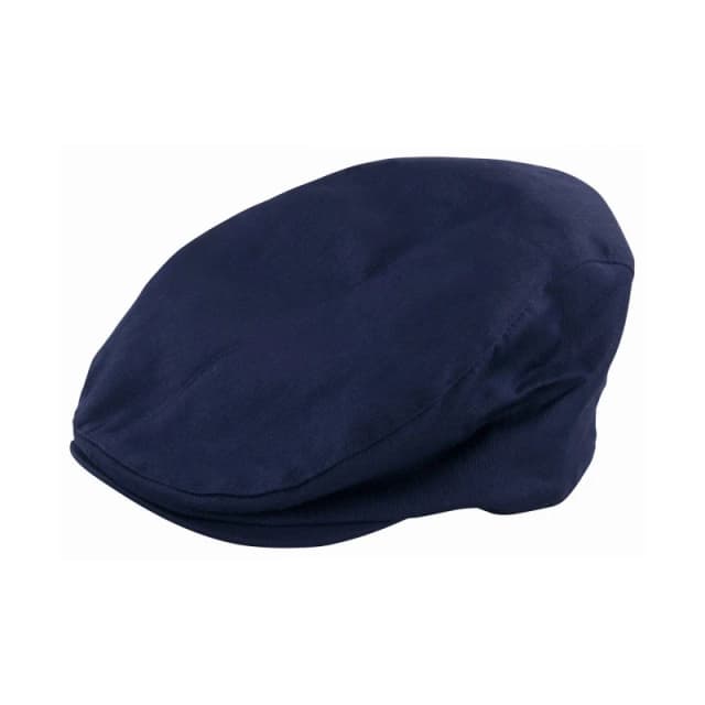Result Womens Gatsby Herringbone Flat Cap in Navy Size: Large Navy Female L