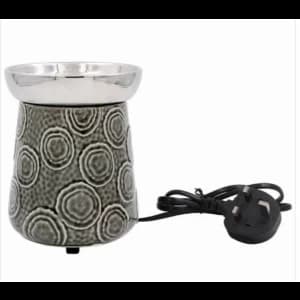 Ceramic Oil Burner By Lesser & Pavey (UK 3 Pin Plug)