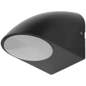 Zinc NEVIS Outdoor Downlight Black
