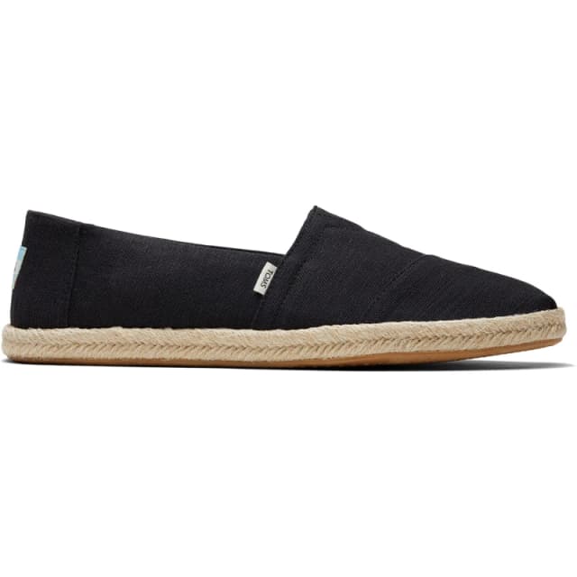 Toms Alpargata Rope Shoes - Black 6