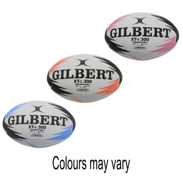 Gilbert XT i 300 Rugby Ball - White White Size 4