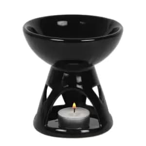 Black Deep Bowl Oil burner