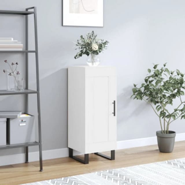 VIDAXL Sideboard White 34.5x34x90cm Engineered Wood Vidaxl 8720845871833