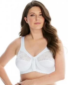 Glamorise Front Fastening White Bra