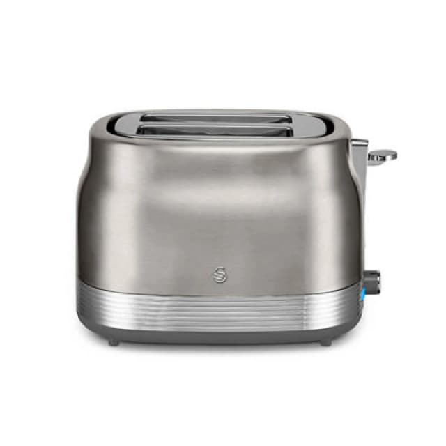 Swan RetroRevive 2 Slice Toaster ST19028SS, Silver ST19028SS