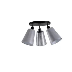 Eva Ceiling Spotlight Clusters Silver, 30.5cm, 3x E27
