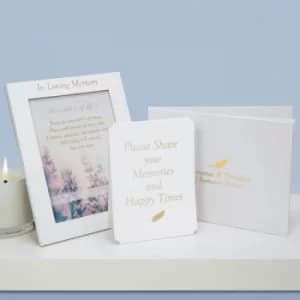 Thoughts Of You Funeral Table Book, Card & Frame