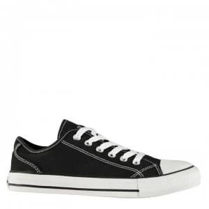 SoulCal Canvas Low Ladies Canvas Shoes - Black