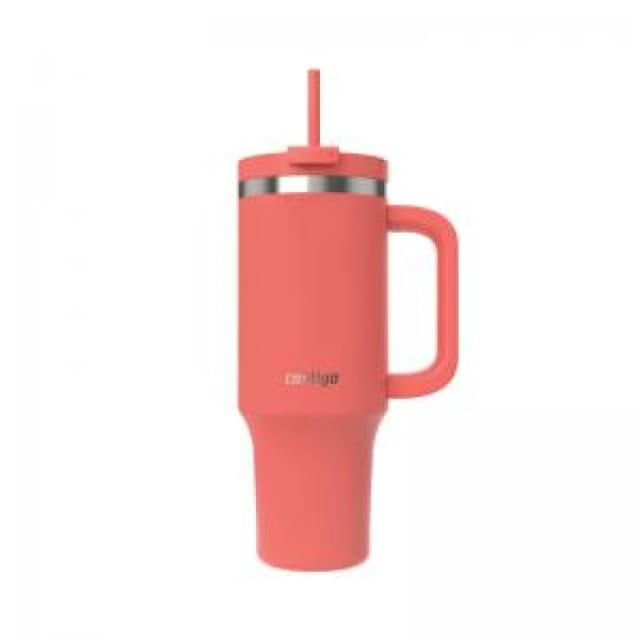 CONTIGO Contigo Streeterville Tumbler Stainless Steel Leakproof 40oz Coral 2217787 2217787