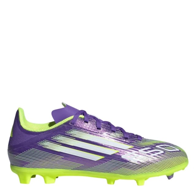 adidas F50 League Childrens Firm Ground Football Boots Firm Ground Football Boots C10 (28) Purple 08002424100