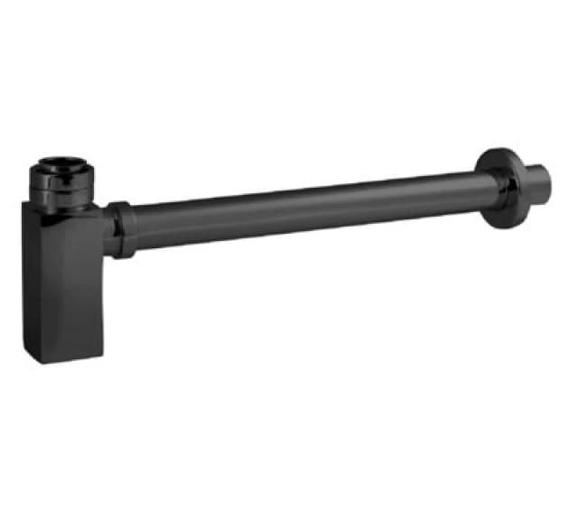 Balterley Square Minimalist Bottle Trap Matt Black Black