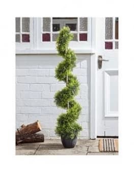 Smart Solar Cyprus Artificial Potted Outdoor Tree