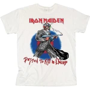 Iron Maiden - Chicago Mutants Unisex XX-Large T-Shirt - White