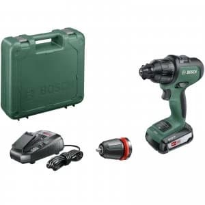 Bosch ADVANCEDIMPACT 18v Cordless Combi Drill + 1 Attachment 1 x 2.5ah Li-ion Charger Case