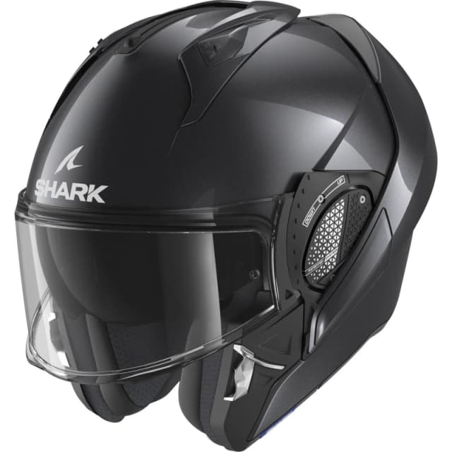 Shark Evo-GT Blank Flip Front Motorcycle Helmet XS Anthracite (A05) Anthracite