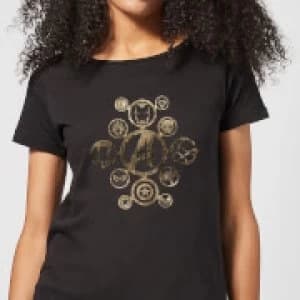 Marvel Avengers Infinity War Icon Womens T-Shirt - Black