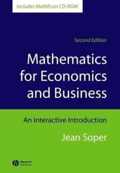 Mathematics for economics and business by Jean B Soper