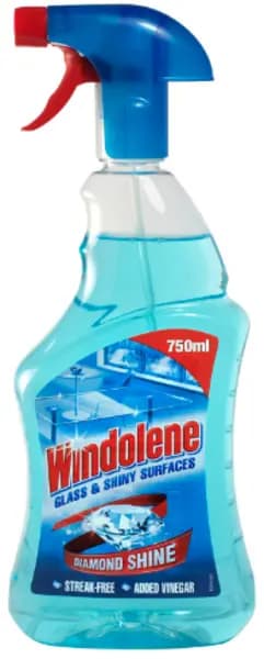Windolene Daimond Shine Glass & Shiny Surfaces Cleaning Spray 750ml